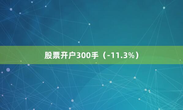 股票开户300手（-11.3%）