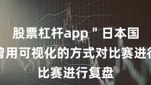 股票杠杆app＂日本国家队曾用可视化的方式对比赛进行复盘